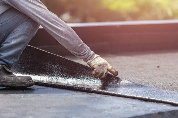 Professional Waterproofing technician working in Harrison, OH